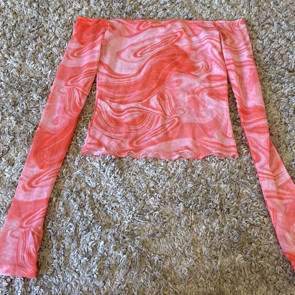 Superdown Tie Dye Off The Shoulder Top - Picture 3 of 3